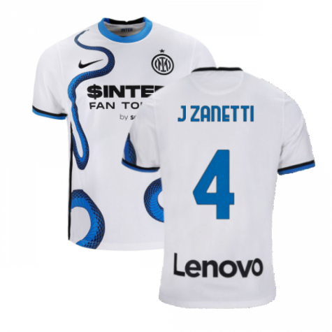 2021-2022 Inter Milan Away Shirt (Kids) (J ZANETTI 4)