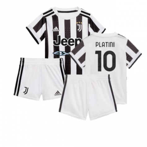 2021-2022 Juventus Home Baby Kit (PLATINI 10)