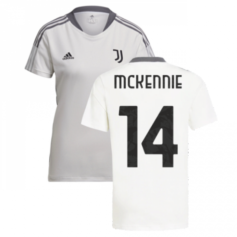 2021-2022 Juventus Training Shirt (White) - Ladies (McKENNIE 14)