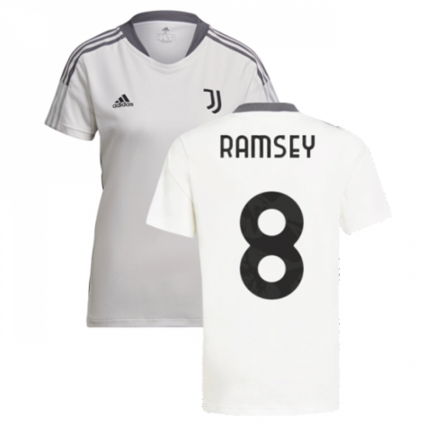 2021-2022 Juventus Training Shirt (White) - Ladies (RAMSEY 8)