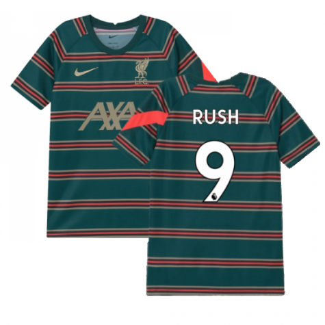 2021-2022 Liverpool Pre-Match Football Top (Atomic Teal) - Kids (RUSH 9)