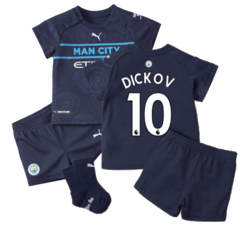 2021-2022 Man City 3rd Baby Kit (DICKOV 10)