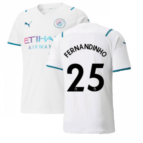 2021-2022 Man City Away Shirt (FERNANDINHO 25)