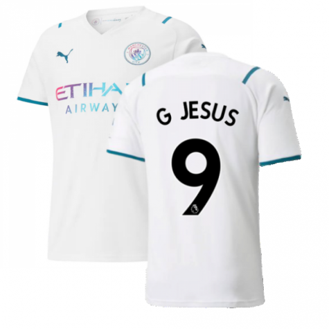 2021-2022 Man City Away Shirt (G JESUS 9)