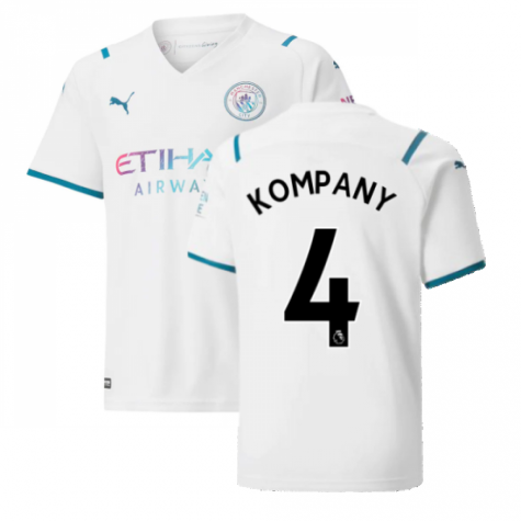 2021-2022 Man City Away Shirt (Kids) (KOMPANY 4)