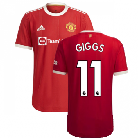 2021-2022 Man Utd Authentic Home Shirt (GIGGS 11)