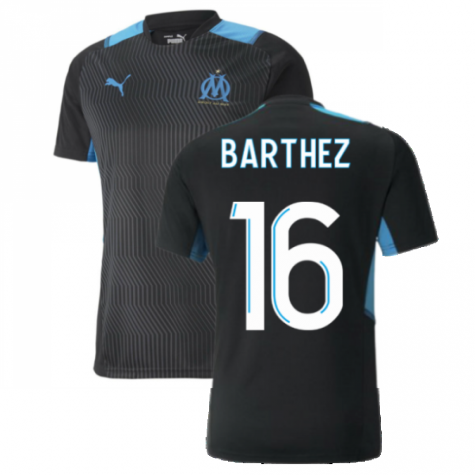 2021-2022 Marseille Training Shirt (Black) (BARTHEZ 16)