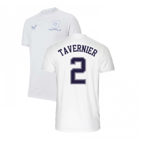 2021-2022 Rangers Anniversary Shirt (White) (TAVERNIER 2)