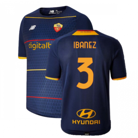 2021-2022 Roma Fourth Shirt (IBANEZ 3)