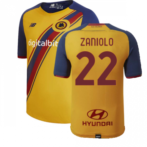 2021-2022 Roma Third Shirt (ZANIOLO 22)