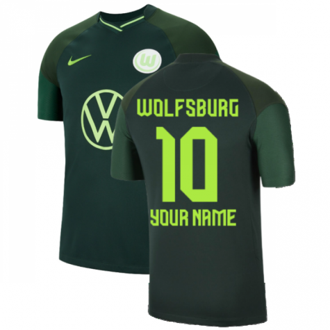 2021-2022 Wolfsburg Away Shirt (Kids) (Your Name)