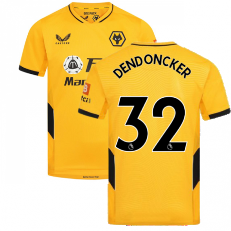 2021-2022 Wolves Home Shirt (DENDONCKER 32)