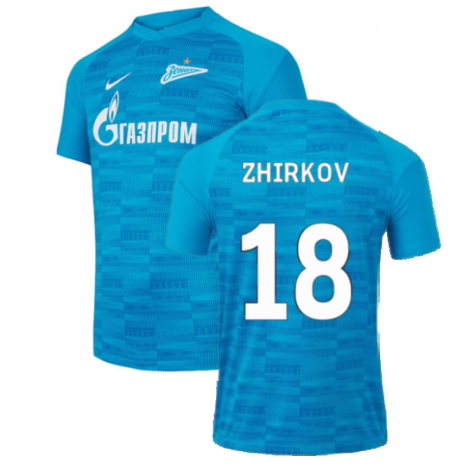 2021-2022 Zenit St Petersburg Home Shirt (Kids) (ZHIRKOV 18)