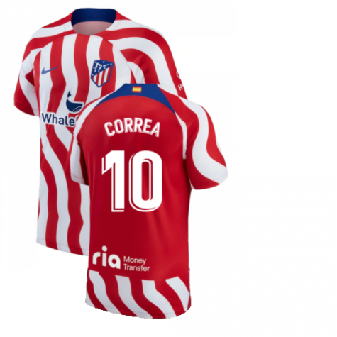 2022-2023 Atletico Madrid Home Shirt (CORREA 10)