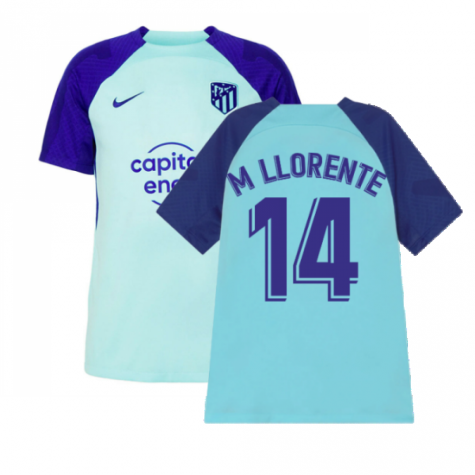 2022-2023 Atletico Madrid Training Shirt (Copa) (M LLORENTE 14)