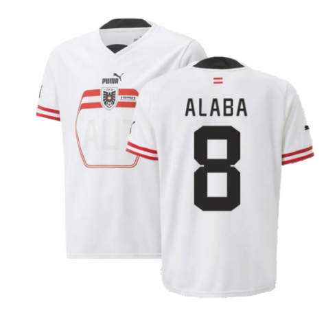 2022-2023 Austria Away Shirt (Kids) (ALABA 8)