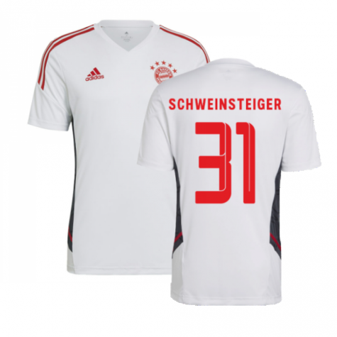 2022-2023 Bayern Munich Training Shirt (White) (SCHWEINSTEIGER 31)