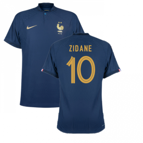 2022-2023 France Match Home Player Issue Shirt (ZIDANE 10)