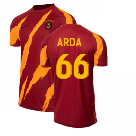 2022-2023 Galatasaray Pre-Match Training Shirt (Pepper Red) (Arda 66)