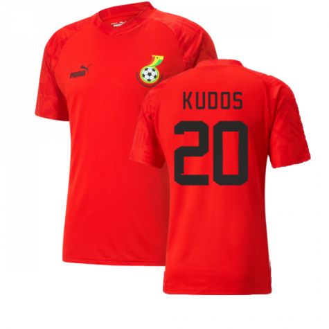 2022-2023 Ghana Pre Match Jersey (Red) (KUDOS 20)