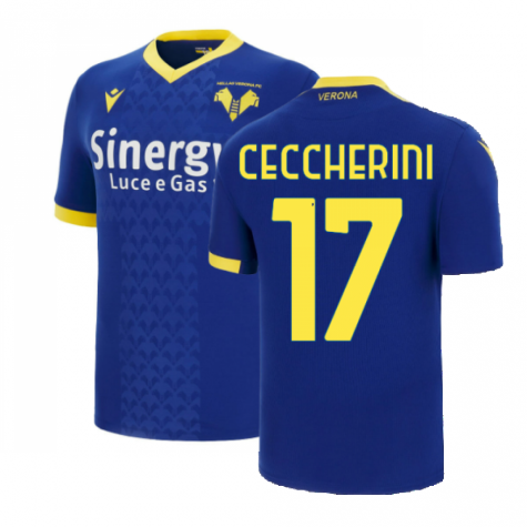 2022-2023 Hellas Verona Home Shirt (CECCHERINI 17)