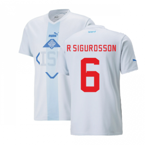 2022-2023 Iceland Away Shirt (R SIGURDSSON 6)