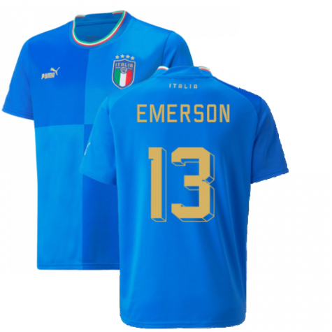 2022-2023 Italy Home Shirt (Kids) (EMERSON 13)