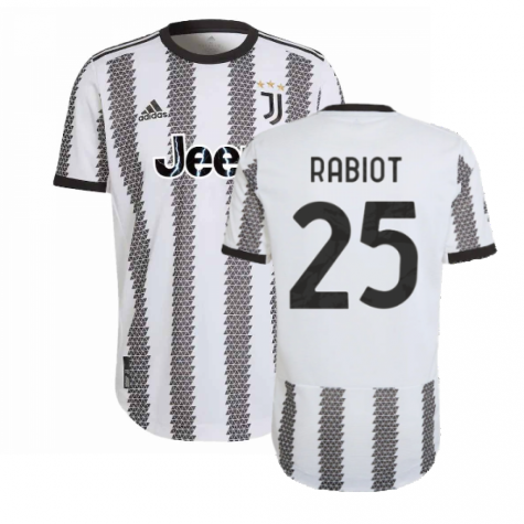 2022-2023 Juventus Authentic Home Shirt (RABIOT 25)