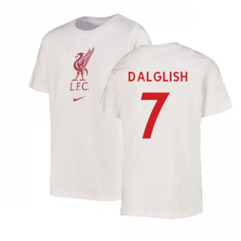 2022-2023 Liverpool Crest Tee (White) - Kids (DALGLISH 7)