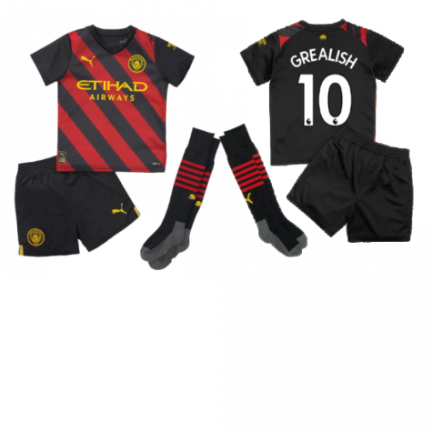 2022-2023 Man City Away Mini Kit (GREALISH 10)