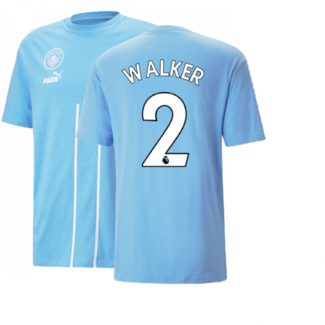 2022-2023 Man City FtblCulture Tee (Blue) (WALKER 2)