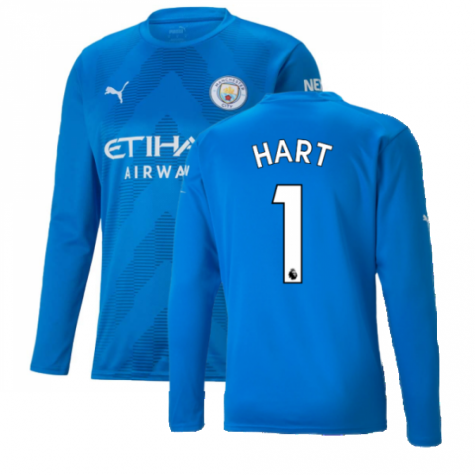 2021-2022 Man City Long Sleeve Home Shirt [75920301] - Uksoccershop