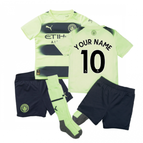 2022-2023 Man City Third Mini Kit (Your Name)