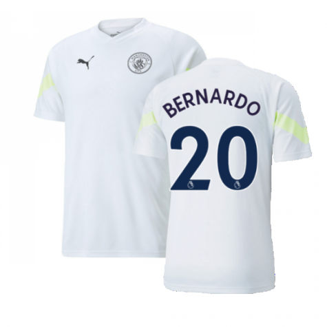 2022-2023 Man City Training Jersey (White) (BERNARDO 20)