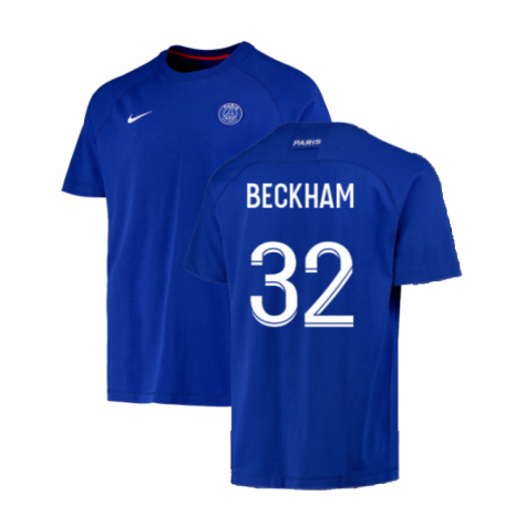2022-2023 PSG CL Training Shirt (Blue) (BECKHAM 32)