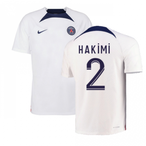 2022-2023 PSG Training Shirt (White) (HAKIMI 2)