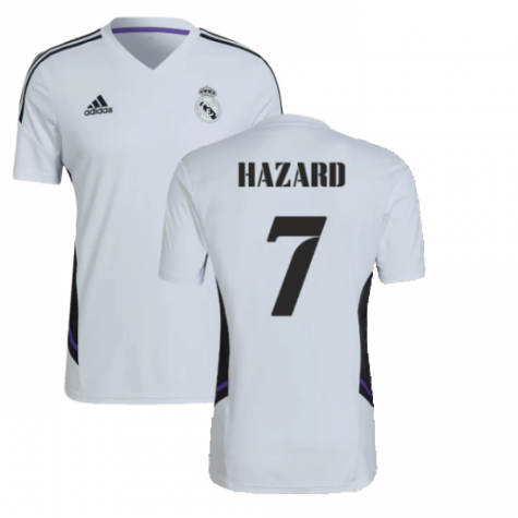 2022-2023 Real Madrid Training Shirt (White) (HAZARD 7)