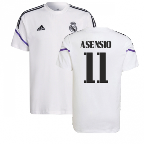 2022-2023 Real Madrid Training Tee (White) (ASENSIO 11)