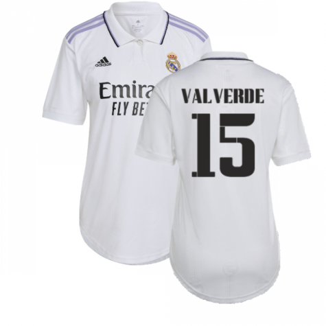 2022-2023 Real Madrid Womens Home Shirt (VALVERDE 15)