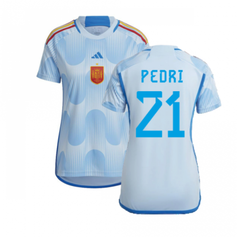 2022-2023 Spain Away Shirt (Ladies) (PEDRI 21)