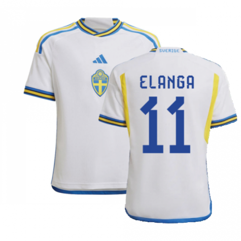 2022-2023 Sweden Away Shirt (Kids) (ELANGA 11)