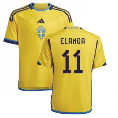 2022-2023 Sweden Home Shirt (Kids) (ELANGA 11)