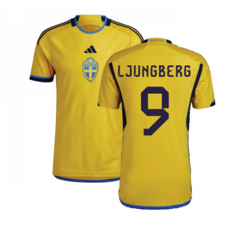 2022-2023 Sweden Home Shirt (LJUNGBERG 9)