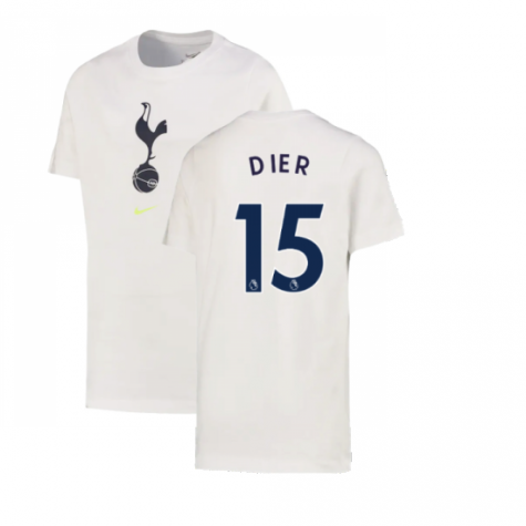 2022-2023 Tottenham Crest Tee (White) (DIER 15)