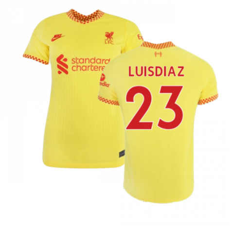 Liverpool 2021-2022 Womens 3rd Shirt (LUIS DIAZ 23)