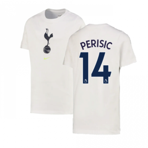 2022-2023 Tottenham Crest Tee (White) (BENTANCUR 30)