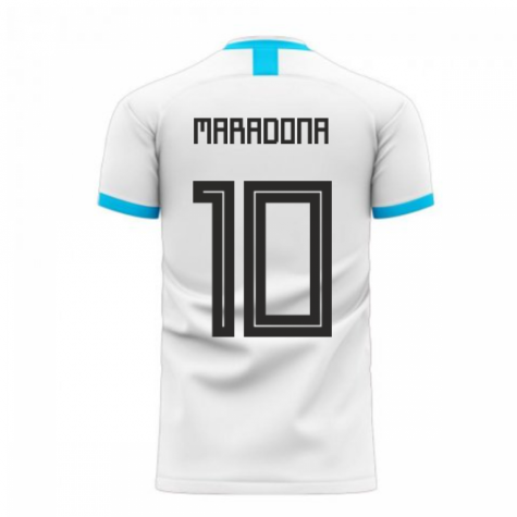 Argentina 2024-2025 Home Concept Football Kit (Libero) (MARADONA 10)