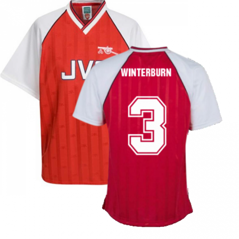 Arsenal 1988 Home Retro Football Shirt (WINTERBURN 3)