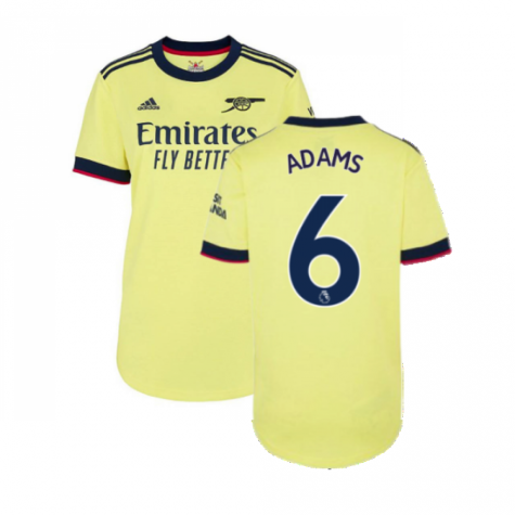 Arsenal 2021-2022 Away Shirt (Ladies) (ADAMS 6)