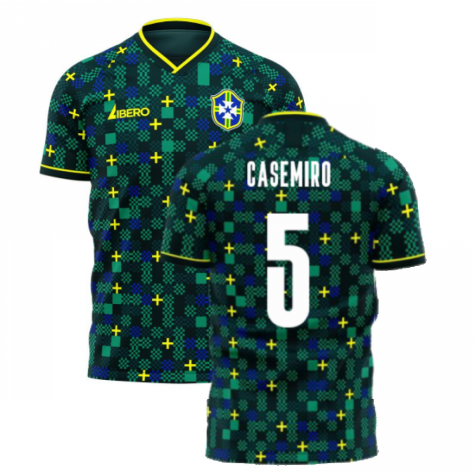 Brazil 2024-2025 Third Concept Football Kit (Libero) (CASEMIRO 5)